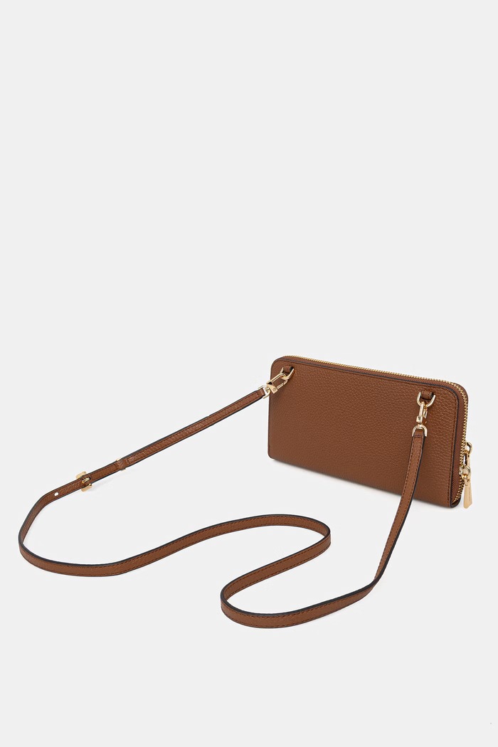 MICHAEL Michael Kors crossbody kabelka dámska kožená hnedá 32F5GJ6C7L