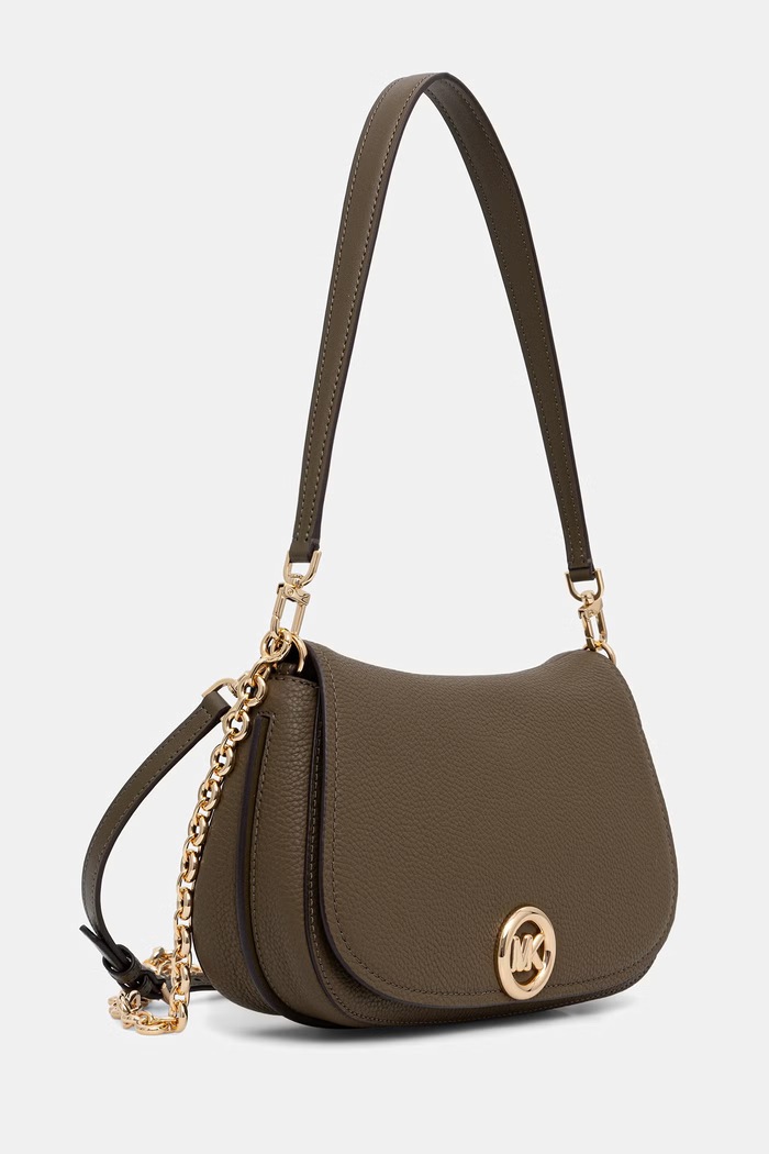MICHAEL Michael Kors чанта crossbody дамска от кожа 30R6GY5S2L зелен SS26