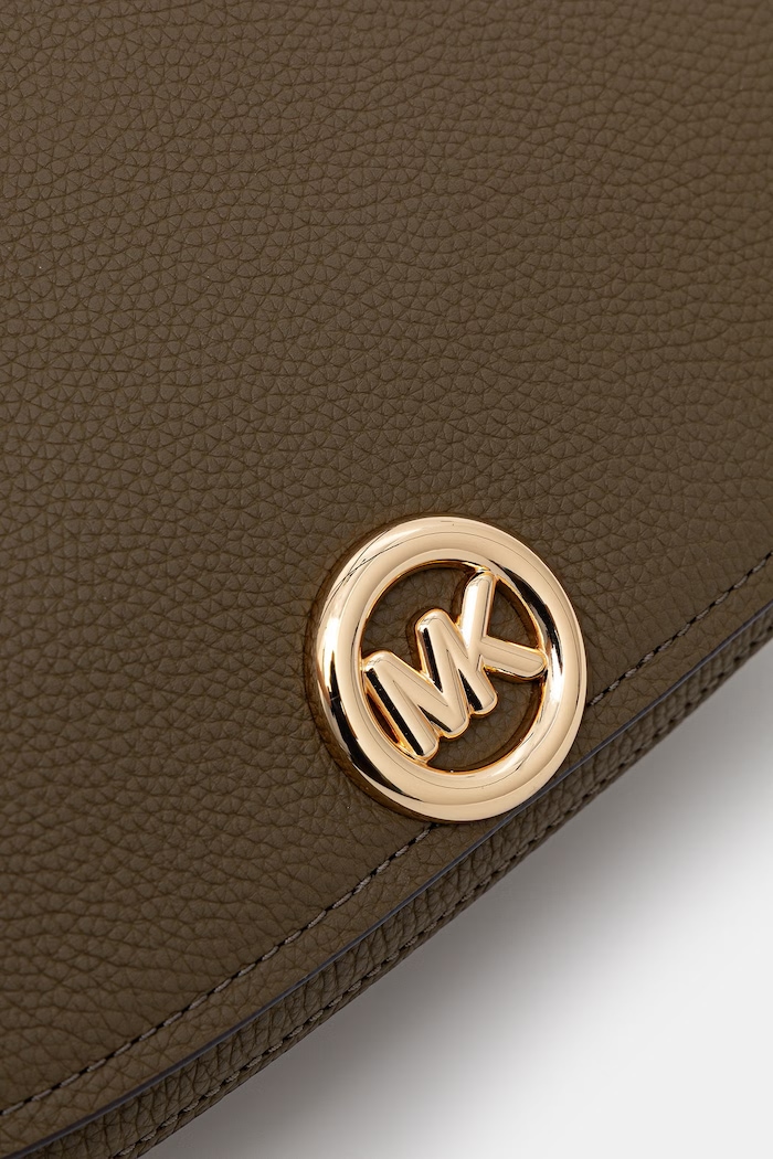 MICHAEL Michael Kors чанта crossbody дамска от кожа зелен 30R6GY5S2L