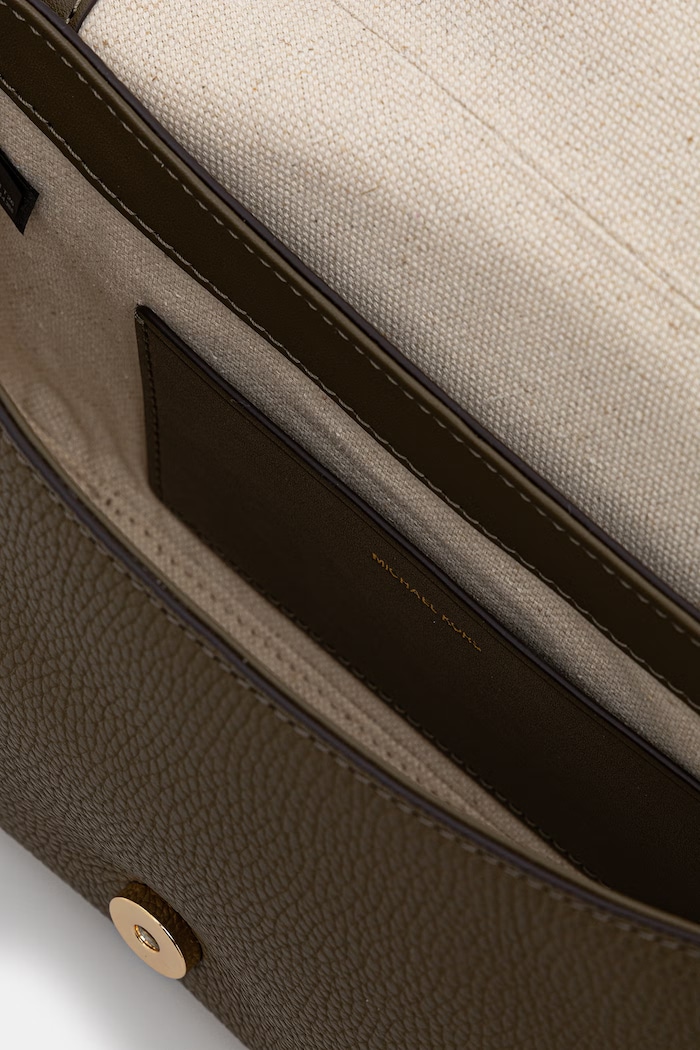MICHAEL Michael Kors чанта crossbody дамска от кожа 30R6GY5S2L зелен