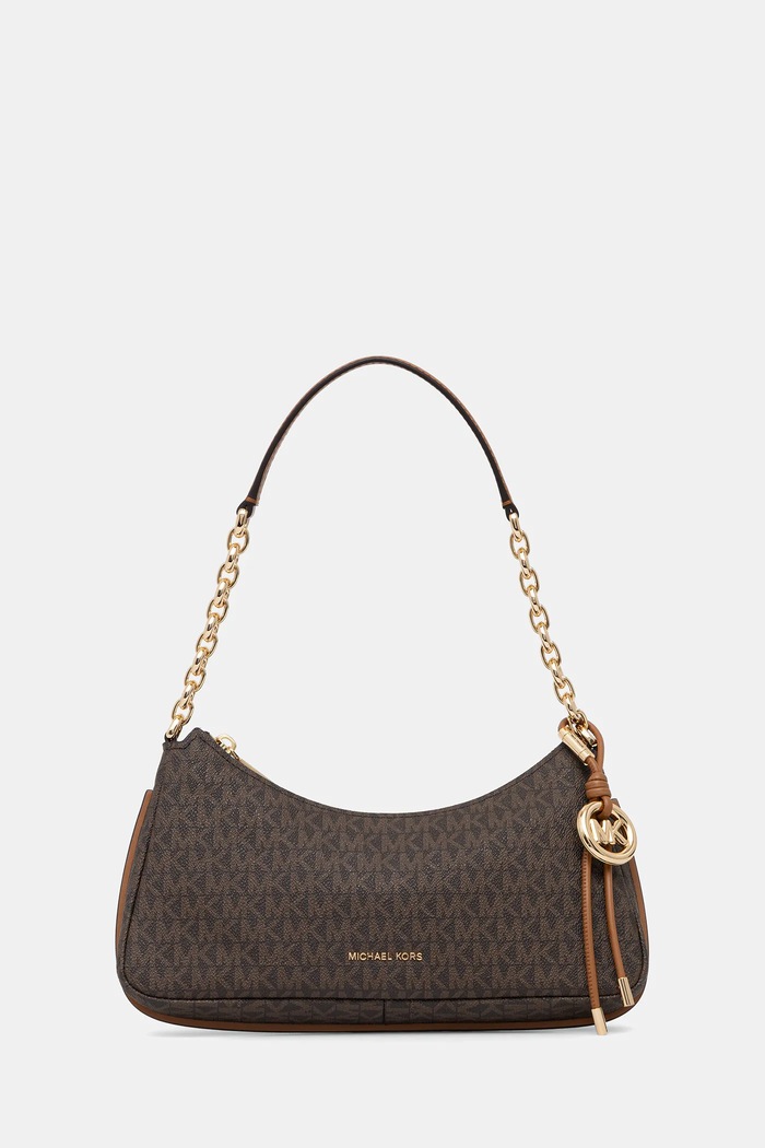 Kabelka MICHAEL Michael Kors vzorovaný hnědá 32R6GY5W6B