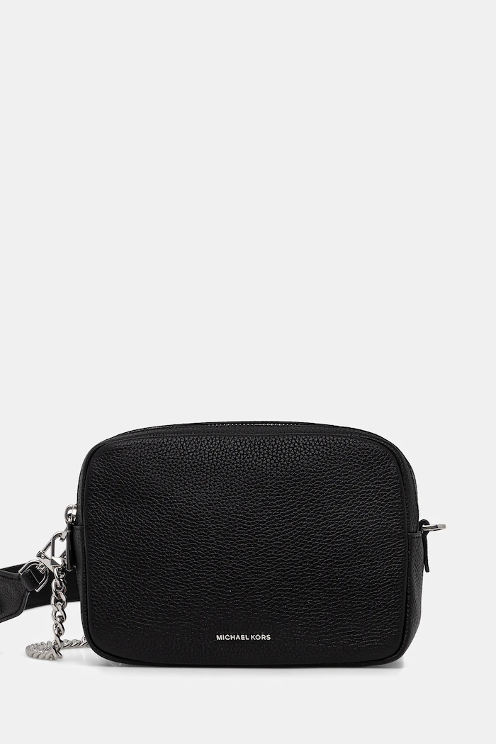 MICHAEL Michael Kors poșetă de piele uni negru 32R6SYTC6L