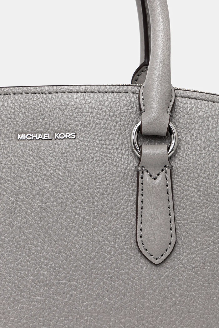 Doplňky MICHAEL Michael Kors taška dámská kožená 30R6S1WS8V šedá