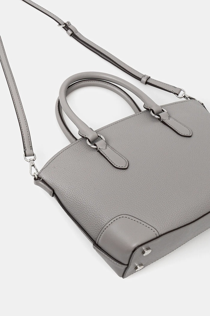 MICHAEL Michael Kors taška dámská kožená šedá 30R6S1WS8V