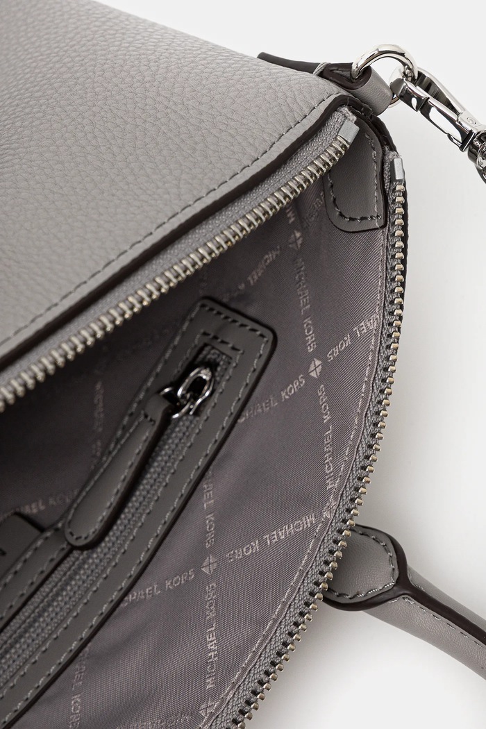 MICHAEL Michael Kors taška dámská kožená 30R6S1WS8V šedá