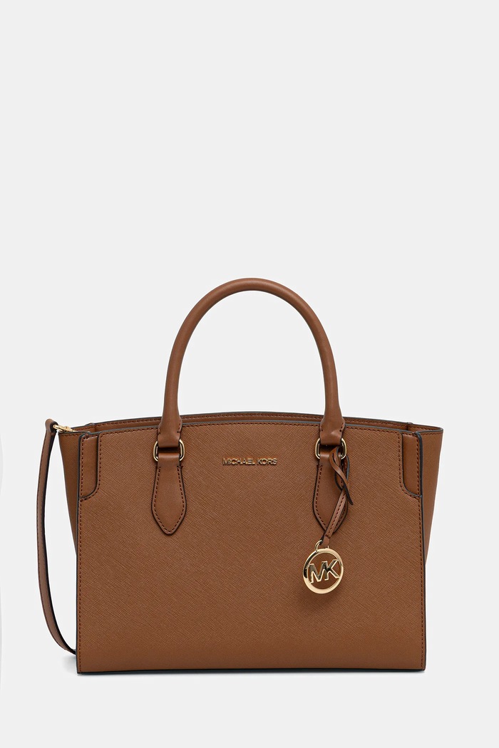 MICHAEL Michael Kors torebka skórzana skóra licowa brązowy 30R6GQ6S2L