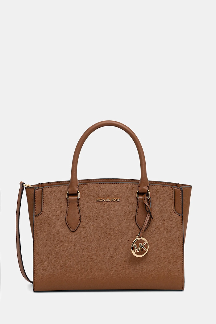 MICHAEL Michael Kors torebka skórzana skóra licowa brązowy 30R6GQ6S2L