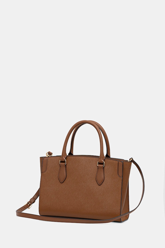 Akcesoria MICHAEL Michael Kors torebka skórzana 30R6GQ6S2L brązowy