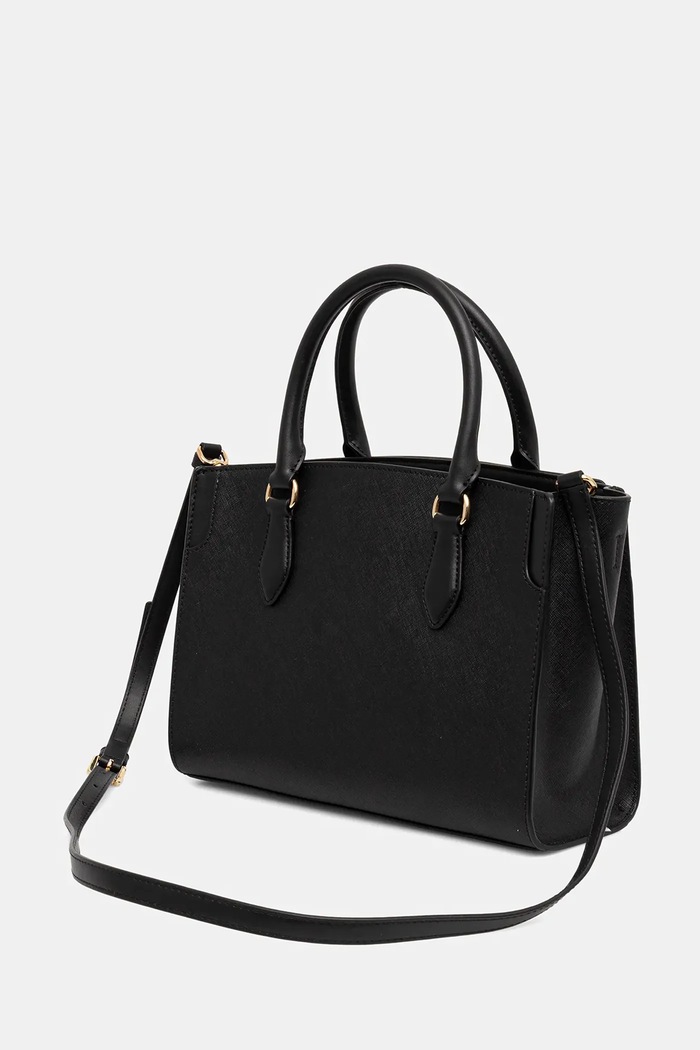 Kožená kabelka MICHAEL Michael Kors černá 30R6GQ6S2L