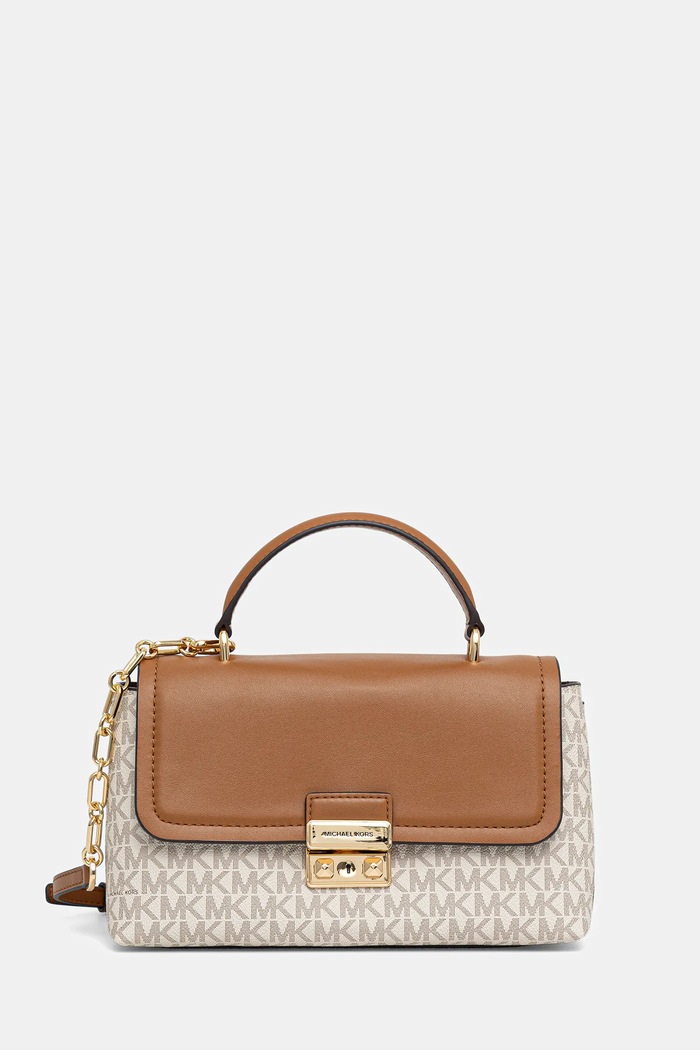 Τσάντα MICHAEL Michael Kors απομίμηση λείου δέρματος μπεζ 30F5G2RS2B