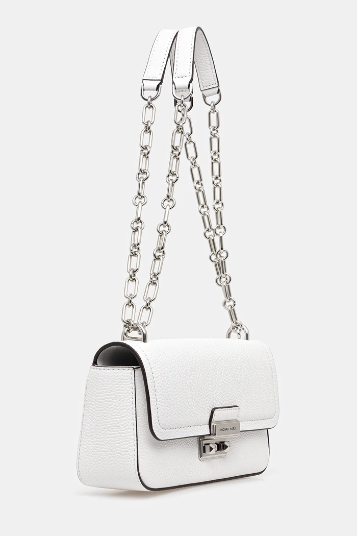 Usnjena torbica MICHAEL Michael Kors 30R6S2RL5L bela SS26