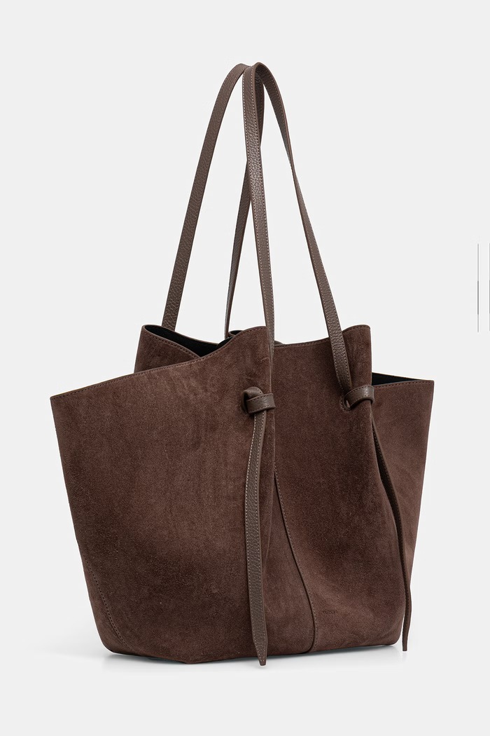 Yuzefi shopper γυναικεία δέρμα σουέτ XL MOCHI YUZRS26.HB.XLM.S026 καφέ AA00