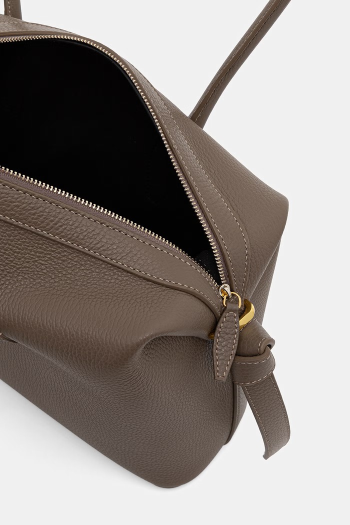 Yuzefi baguette γυναικεία δερμάτινη BRIOCHE DUFFLE YUZPF25.HB.BD.L052 μπεζ