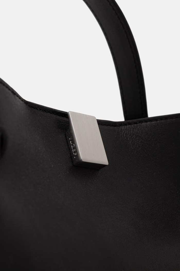 Yuzefi geantă crossbody de pentru femei, din piele GYOZA MINI negru YUZSS26.HB.MGZ.L072