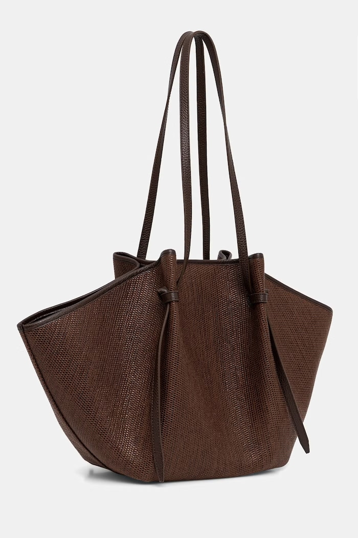 Yuzefi μικρή τσάντα Γυναικεία LARGE MOCHI YUZSS26.HB.LM.F012 καφέ SS26