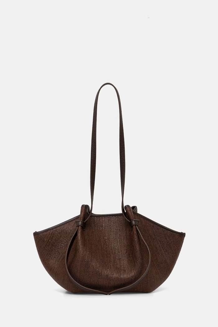 Yuzefi torebka shopper damska MOCHI brązowy YUZSS26.HB.MO.F012