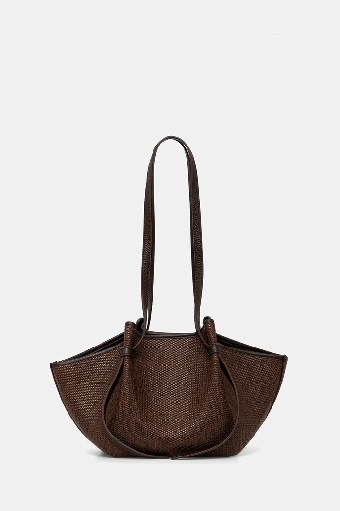 Akcesoria Yuzefi torebka shopper damska MOCHI YUZSS26.HB.MO.F012 brązowy