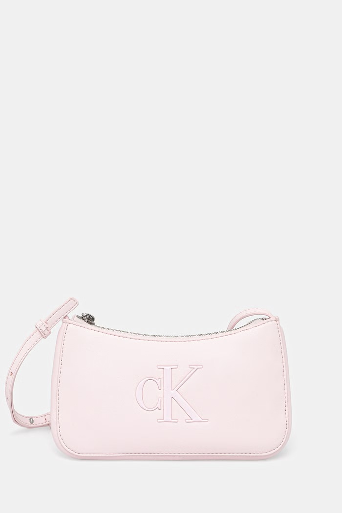 Calvin Klein crossbody kabelka dámská růžová LV04F1125G