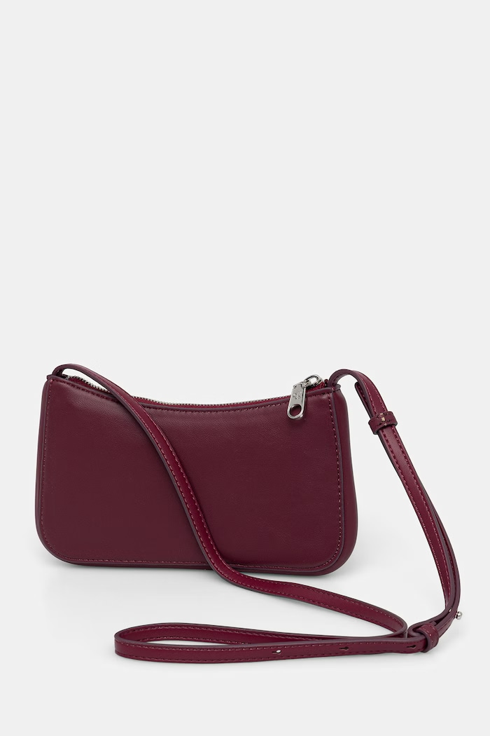 Doplňky Calvin Klein crossbody kabelka dámská LV04F1125G burgundské
