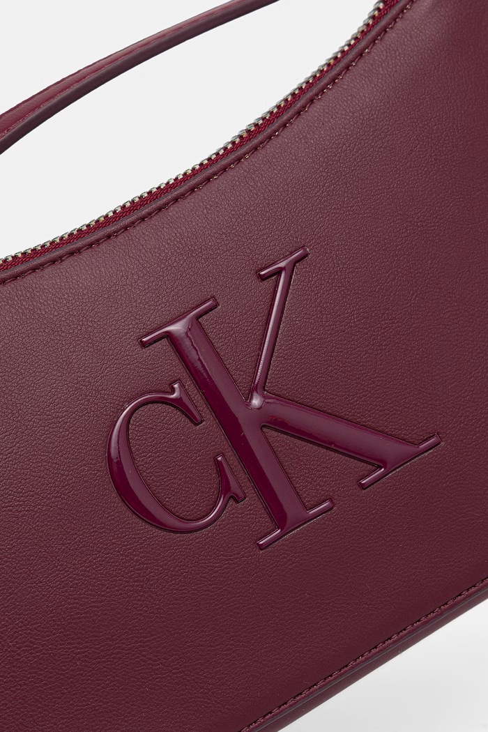 Calvin Klein crossbody kabelka dámská burgundské LV04F1125G