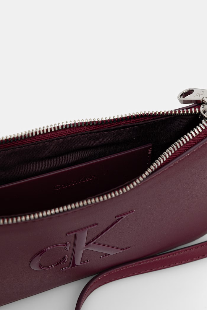 Calvin Klein crossbody kabelka dámská LV04F1125G burgundské