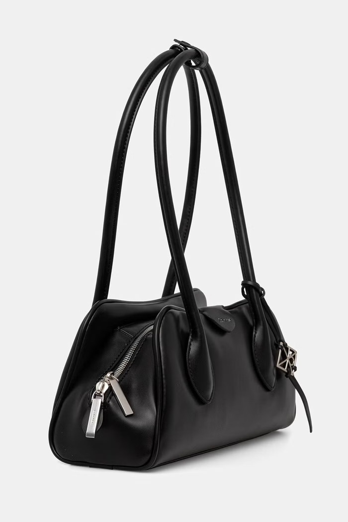Calvin Klein kufríková kabelka dámska z imitácie kože LV04F3369G čierna SS26