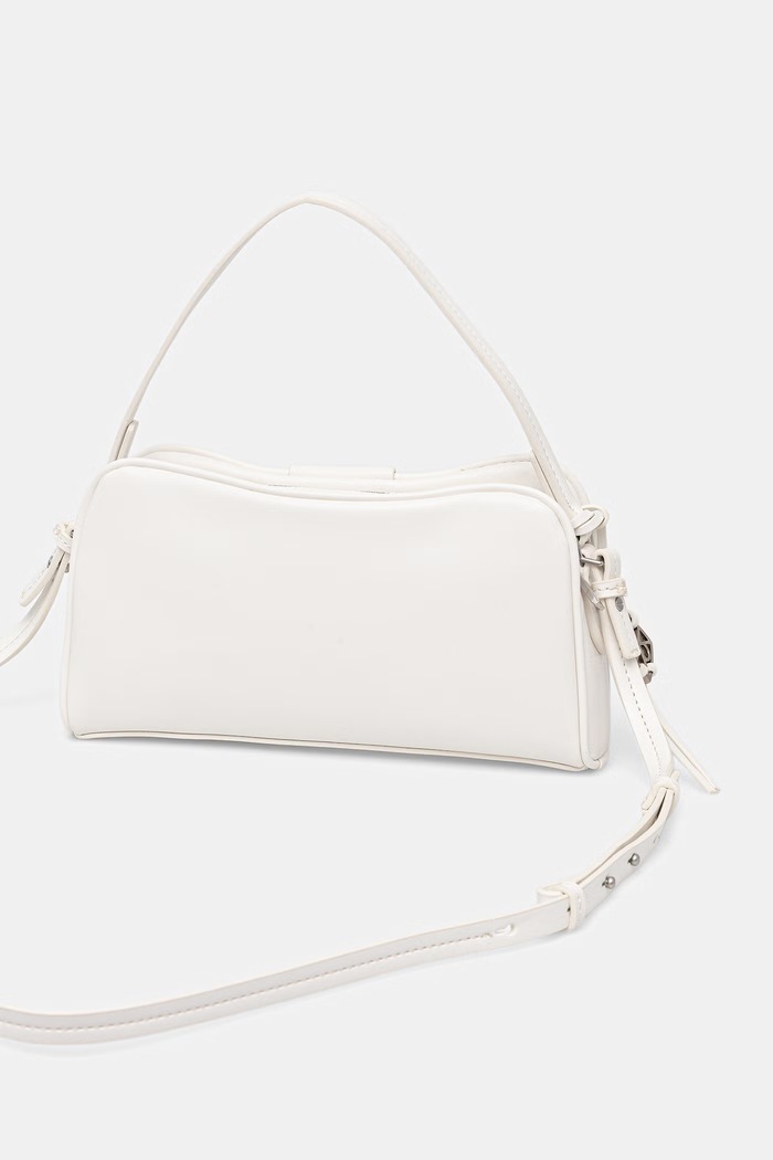 Doplnky Calvin Klein crossbody kabelka dámska LV04F3370G biela
