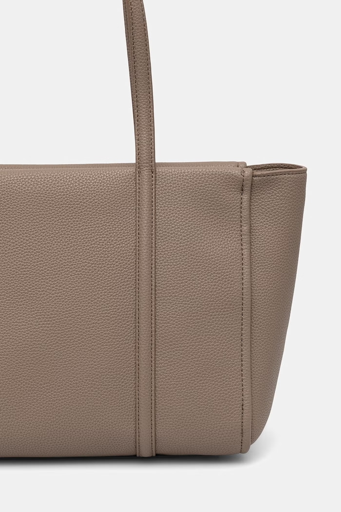 Аксесоари Calvin Klein шопинг чанта дамска от имитация на кожа LV04F3424G бежов