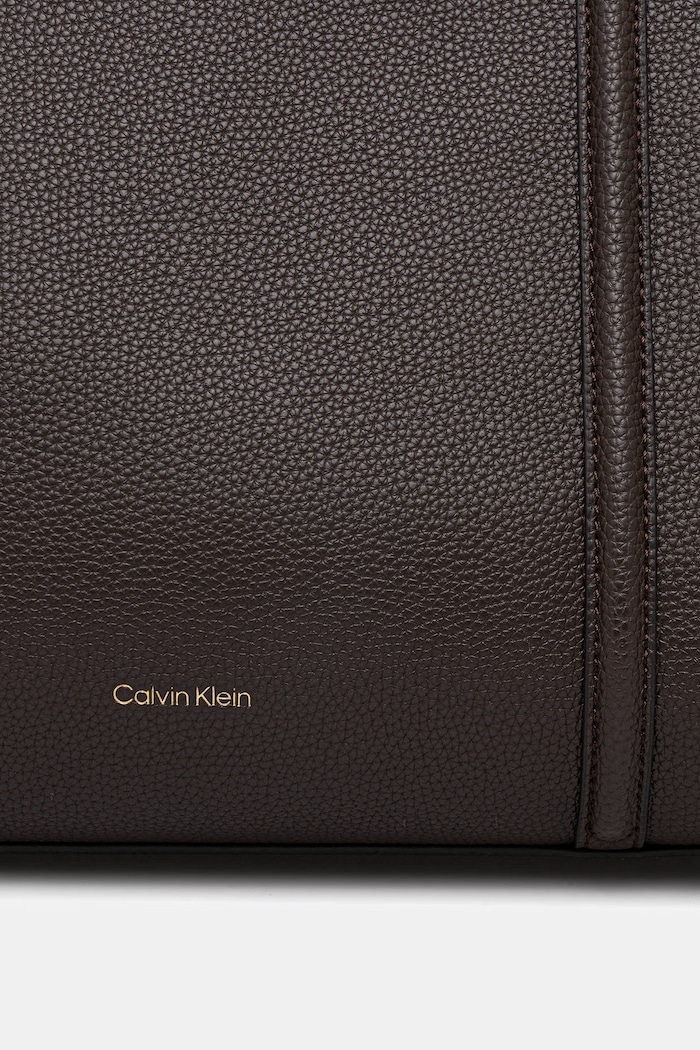 Calvin Klein kabelka typu shopper dámska z imitácie kože hnedá LV04F3424G