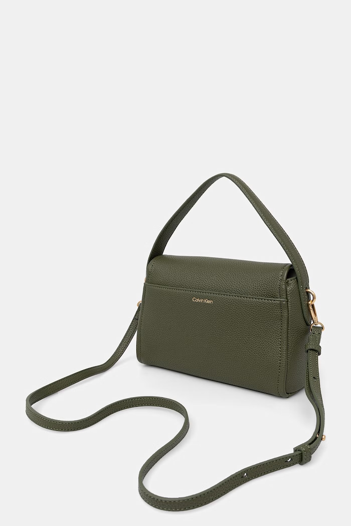 Dodatki Calvin Klein crossbody torbica ženska iz umetnega usnja LV04F3425G zelena