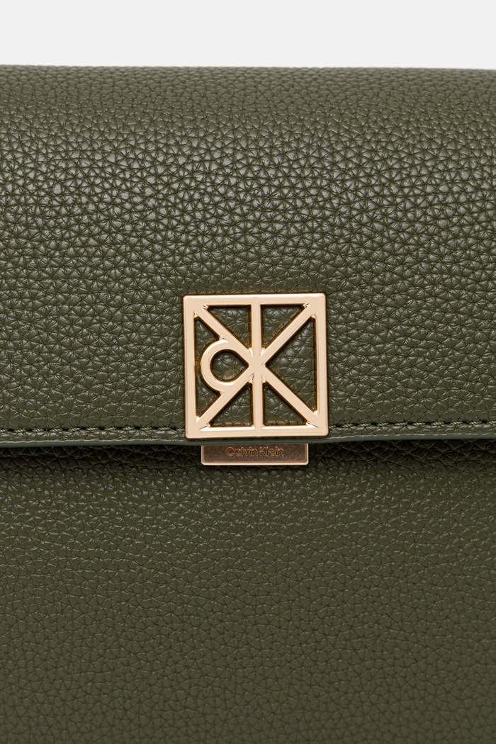 Calvin Klein crossbody torbica ženska iz umetnega usnja zelena LV04F3425G