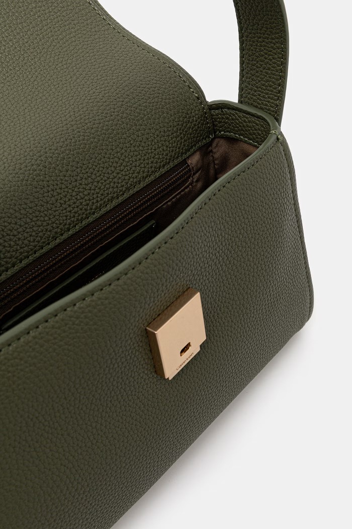 Calvin Klein crossbody torbica ženska iz umetnega usnja LV04F3425G zelena