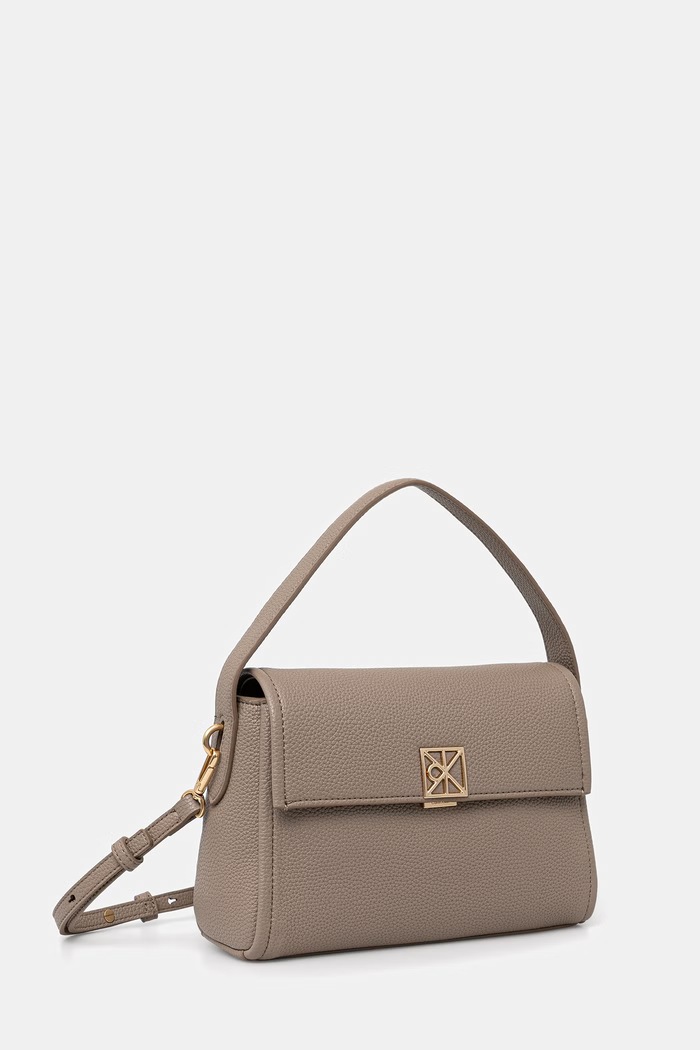 Calvin Klein crossbody torbica ženska iz umetnega usnja LV04F3425G bež SS26