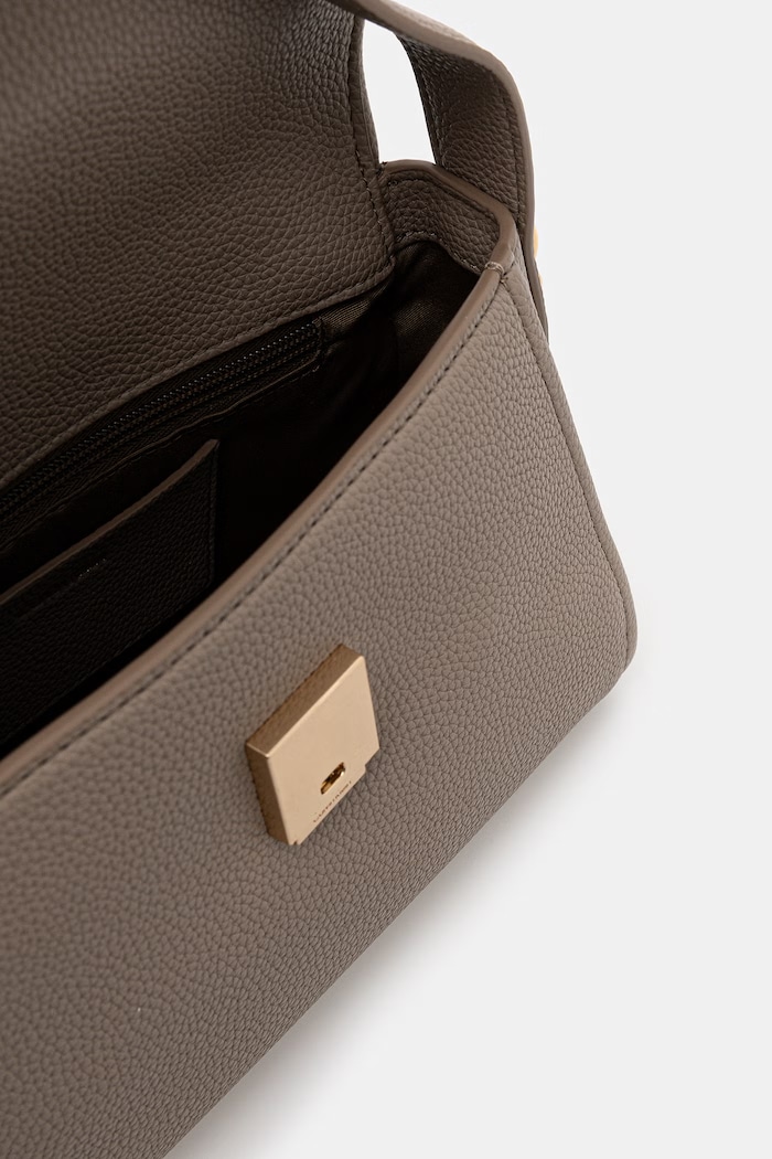 Calvin Klein crossbody torbica ženska iz umetnega usnja LV04F3425G bež