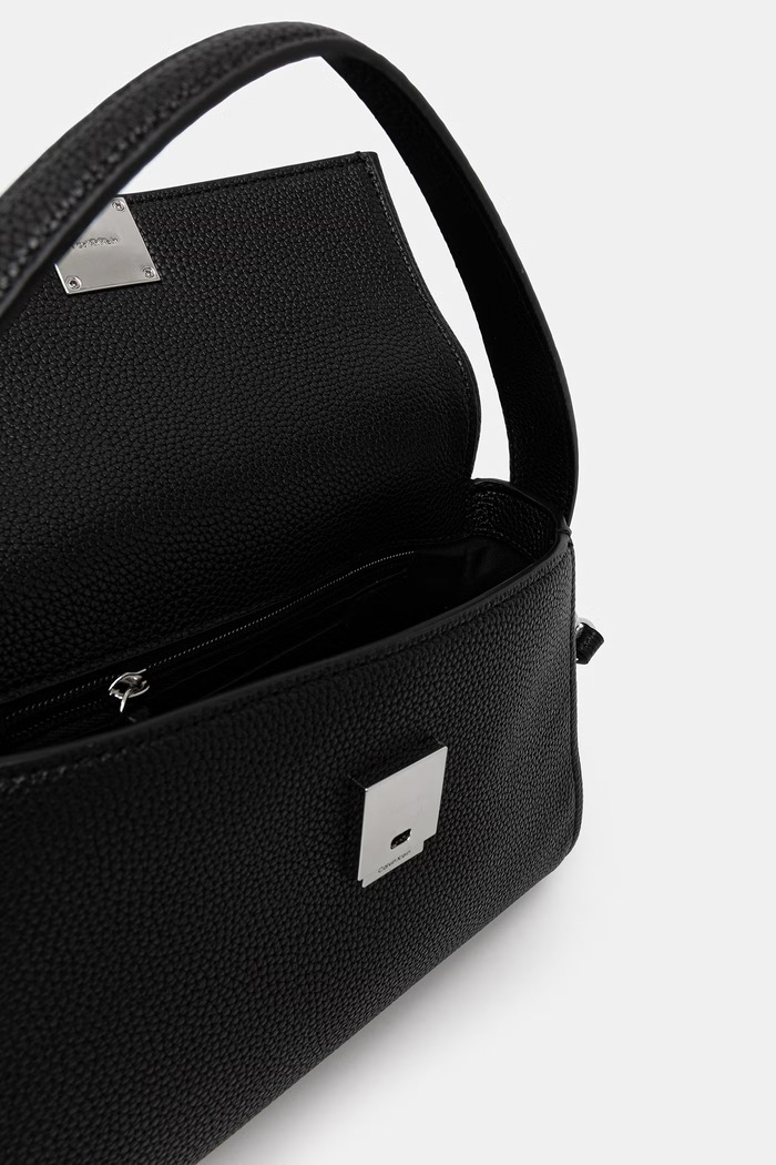 Calvin Klein crossbody torbica ženska iz umetnega usnja LV04F3425G črna