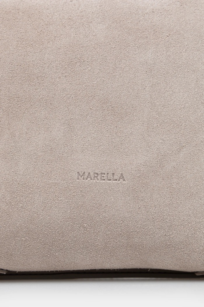 Semišová kabelka Marella MLAPUZZLE 2613513056200 hnědá