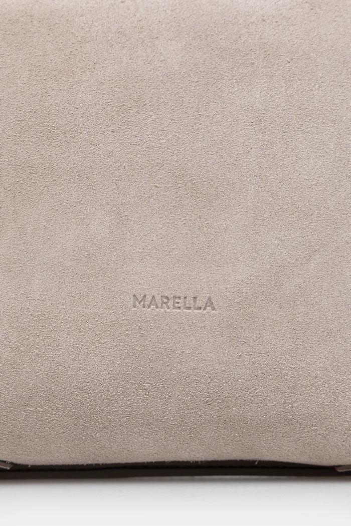 Semišová kabelka Marella MLAPUZZLE 2613513056200 hnědá