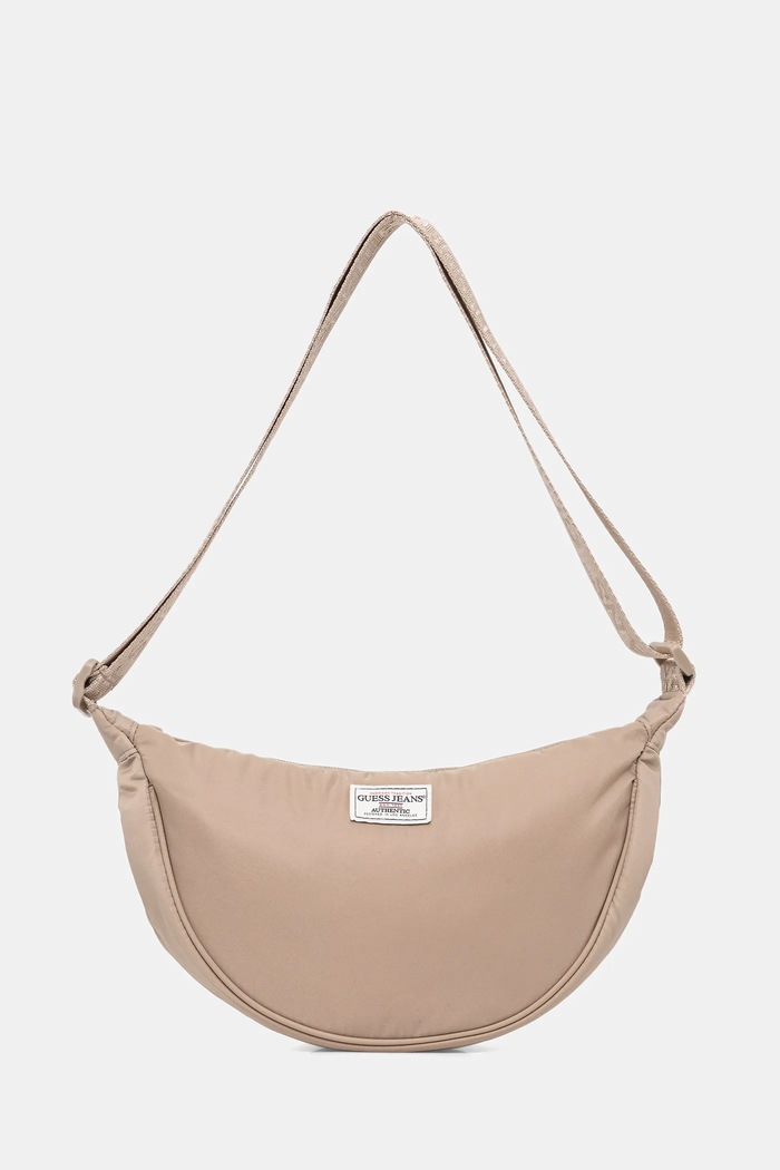 Guess Jeans torebka crossbody damska nie mieści A4 beżowy W6RZ16.WK512