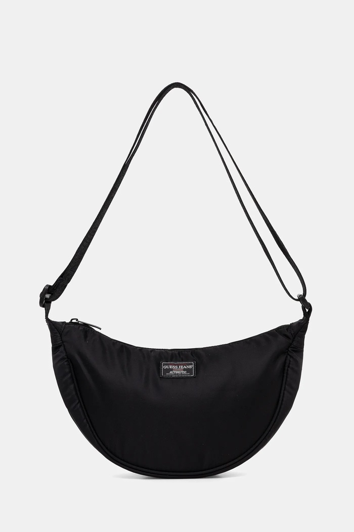 Guess Jeans geantă crossbody pentru femei nu incape in A4 negru W6RZ16.WK512