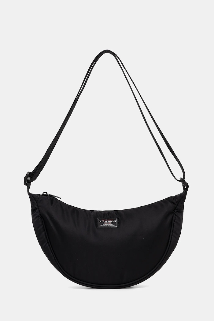 Guess Jeans geantă crossbody pentru femei nu incape in A4 negru W6RZ16.WK512