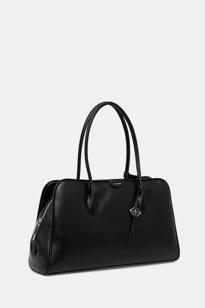 Calvin Klein nákupní taška dámská z imitace kůže LV04F3368G černá SS26
