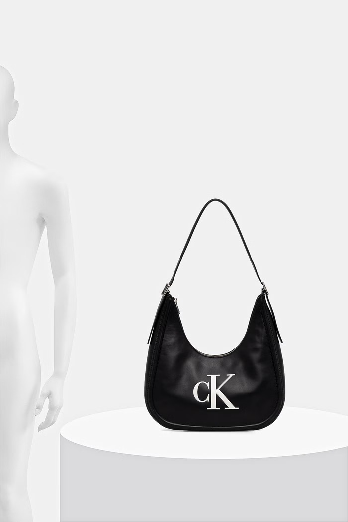 Calvin Klein torebka hobo damska z imitacji skóry LV04F3427G