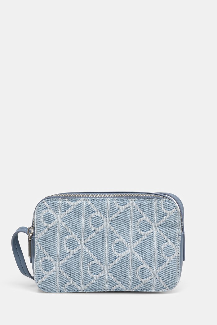 Calvin Klein crossbody torbica ženska jeans modra LV04F3430G