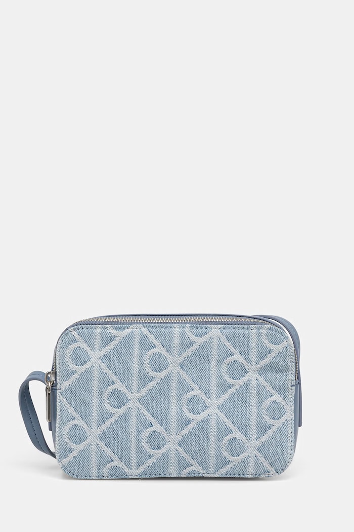 Calvin Klein crossbody torbica ženska jeans modra LV04F3430G