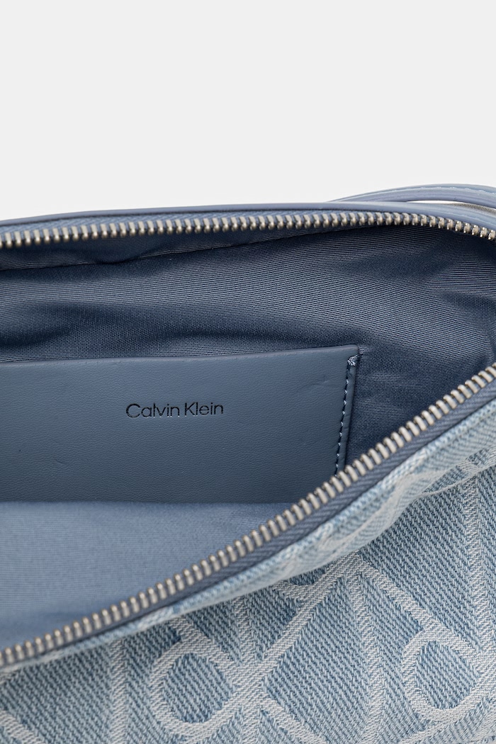 Calvin Klein crossbody torbica ženska jeans LV04F3430G modra