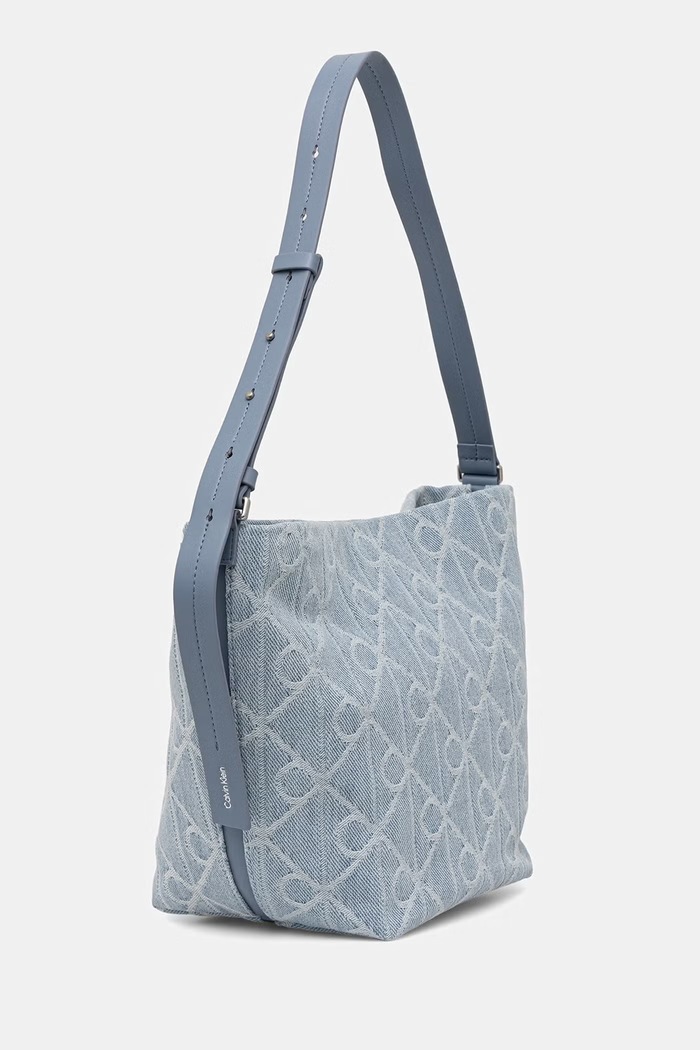 Calvin Klein coș pentru femei, din bumbac LV04F3432G albastru SS26