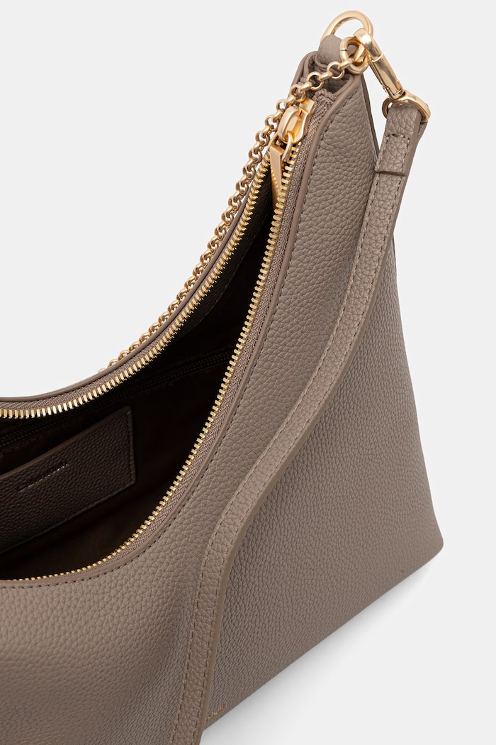 Calvin Klein torebka hobo damska z imitacji skóry LV04F3495G beżowy