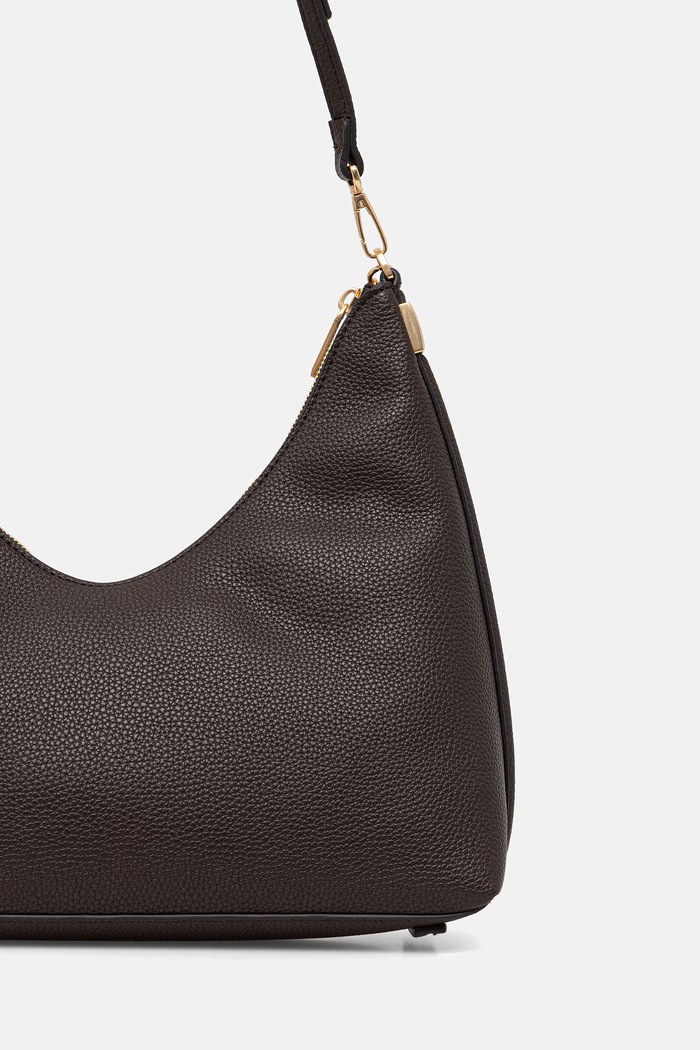 Accesorii Calvin Klein hobo bag pentru femei cu imitație de piele LV04F3495G maro