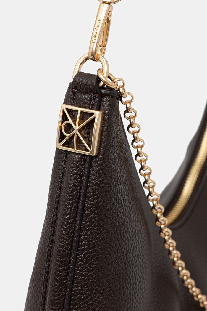 Calvin Klein hobo bag pentru femei cu imitație de piele maro LV04F3495G