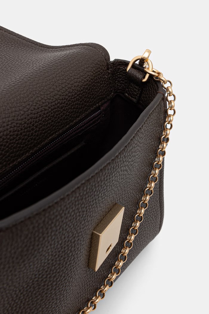 Calvin Klein torebka crossbody damska z imitacji skóry LV04F3511G brązowy
